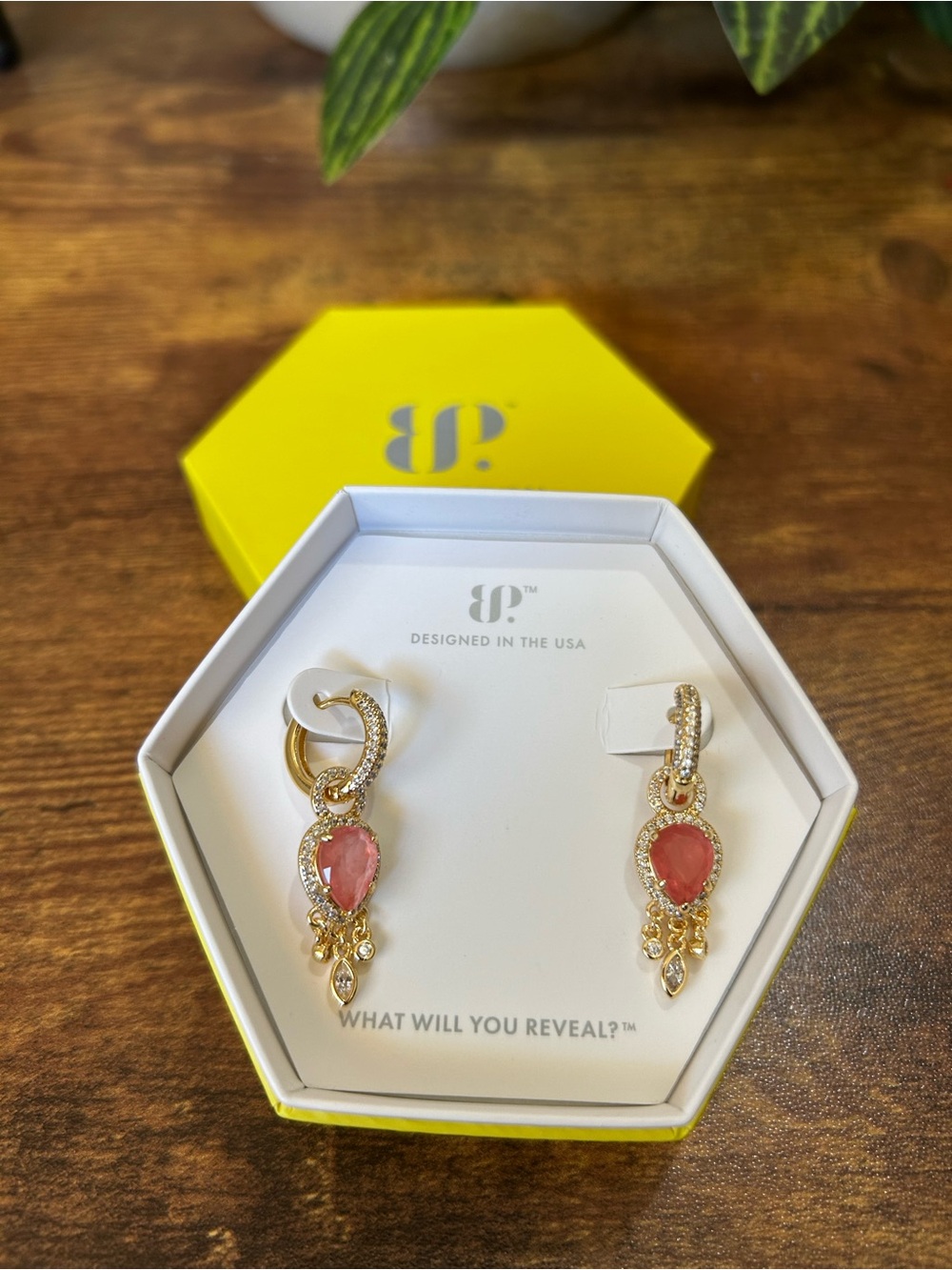 Bomb Party Rare Unicorn Gold Hoop Earrings